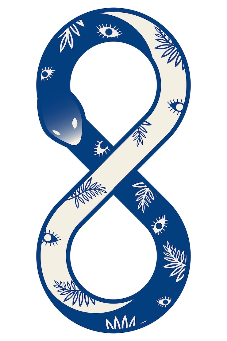 Foto loop infinito cobra adesivo png ilustração oculta