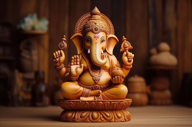 Lord Ganesha a celebração de Ganesh