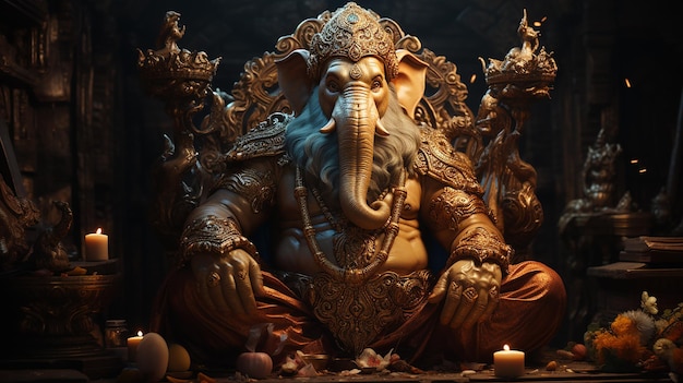 Lord Ganesha Generative KI