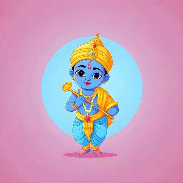 Foto lord krishna clipart für kinder