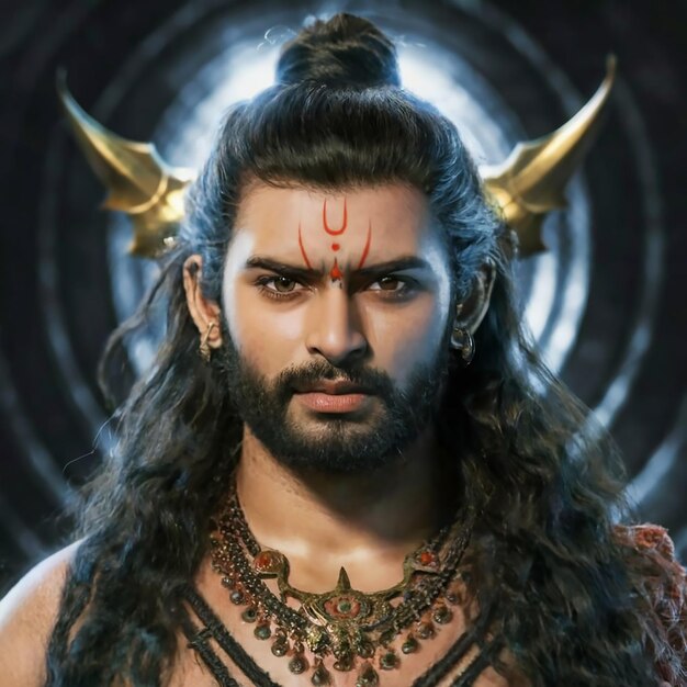 Lord Mahadev filmisch realistisches Foto