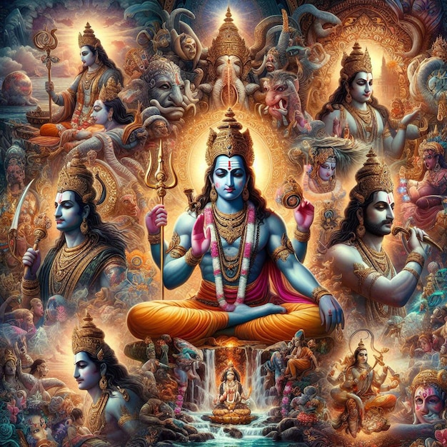 Lord Mahadev imagem de fundo Mahadeva