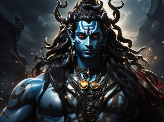 Lord Shiva als Superheld