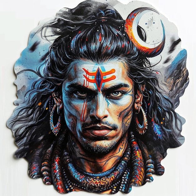 Foto lord shiva-aufkleber