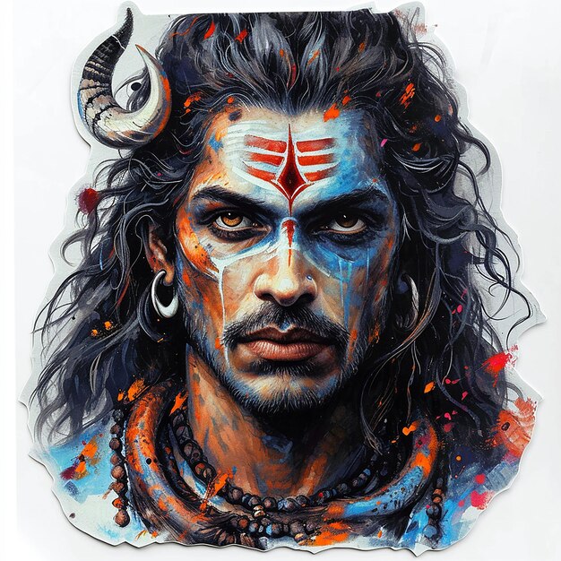 Foto lord shiva-aufkleber