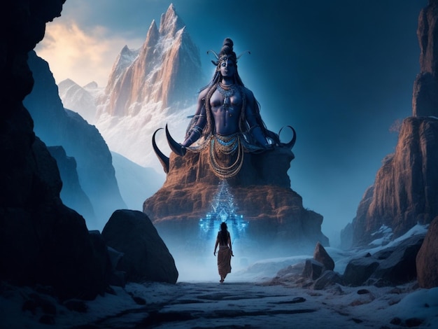 Lord Shiva con la IA generativa de la señora