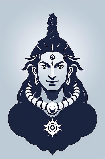 Lord Shiva-Ikone Maha Shivaratri 2024 Bilder