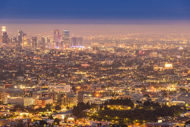 Los Angeles Downtown Sonnenuntergang