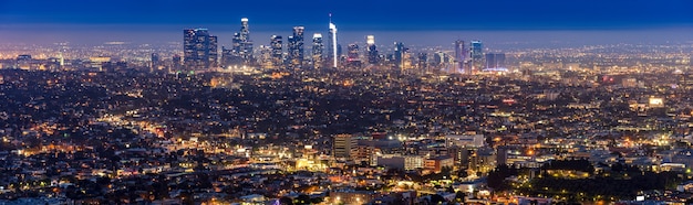 Los Angeles Downtown Sonnenuntergang