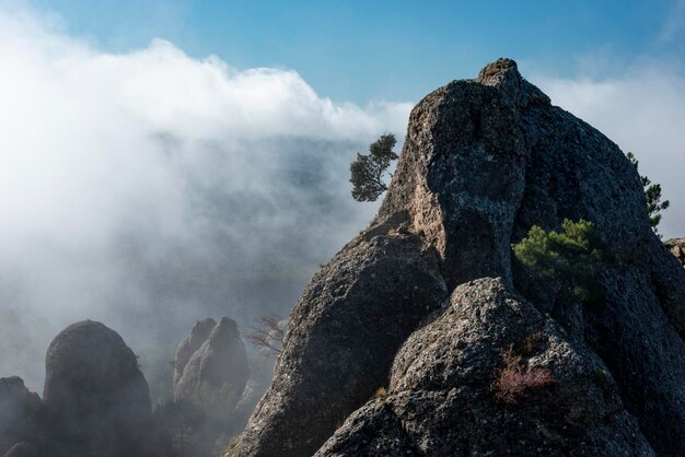 Los Picarazos 1450 m formações rochosas Sierra de Alcaraz y del Segura Albacete CastillaLa Mancha Espanha