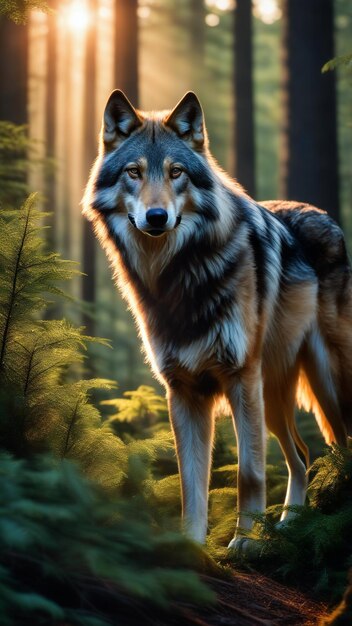 Loup majestuoso