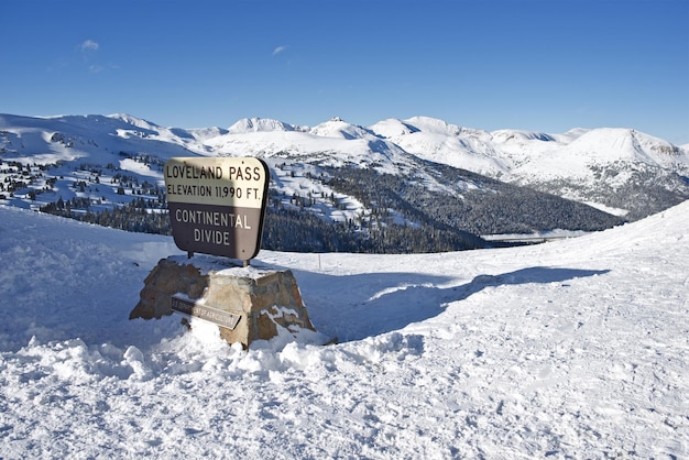 Loveland Pass-Gipfel