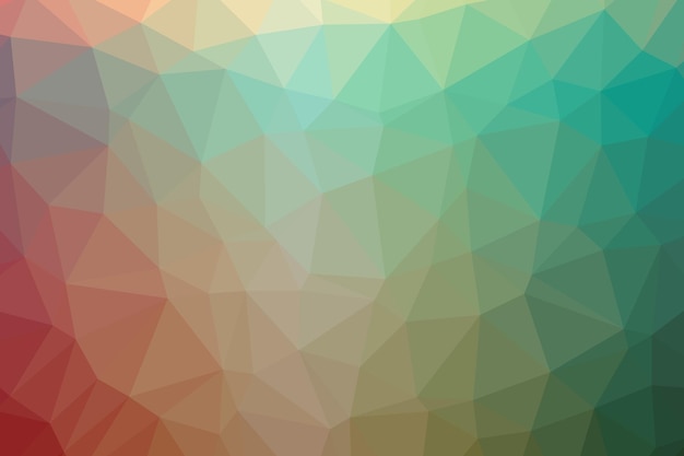 Low poly - bunter abstrakter geometrischer Hintergrund mit dreieckigen Polygonen.