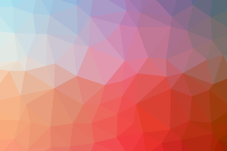 Foto low poly - fondo geométrico abstracto colorido con polígonos triangulares.