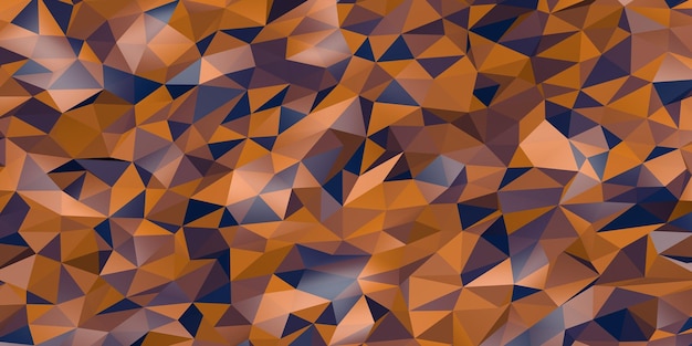 Low-Poly-Hintergrund abstrakter triangulierter Hintergrund Horizontales dynamisches Muster Geometrische Textur Moderne Dreiecke