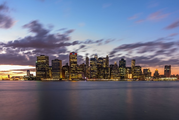 Lower Manhattan Skyline von Brooklyn