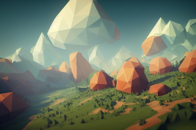 Lowpoly Environment Art para juegos