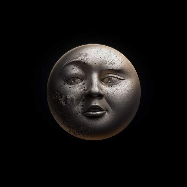 Foto lua no céu à noite fundo fora da terra