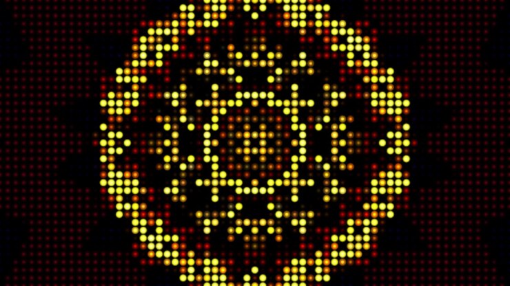 Foto luces abstractas jumbrotan premium