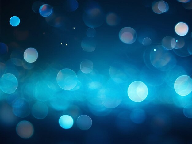 Foto luces bokeh azules de fondo