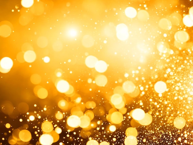 las luces de bokeh doradas imágenes de fondo hd descargar