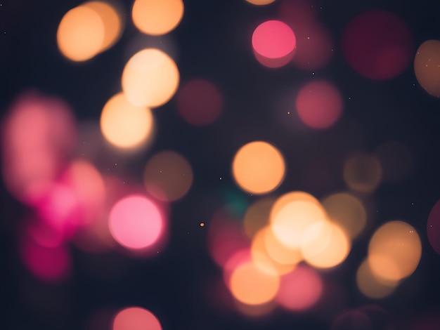 Luces bokeh generadas por IA