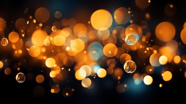 Las luces de Bokeh, las llamaradas nocturnas, la atmósfera cinematográfica de ensueño.