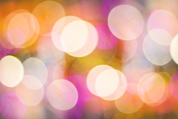 Foto luces bokeh