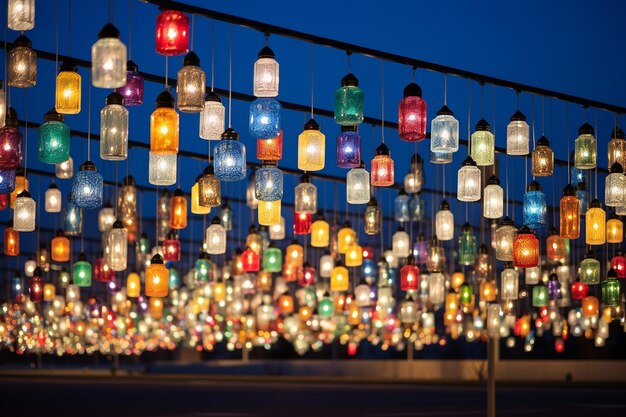 Las luces de las calles encantadas del Ramadán