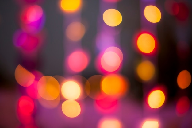 Luces de colores bokeh Defocused.