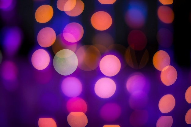 Luces de colores bokeh Defocused.