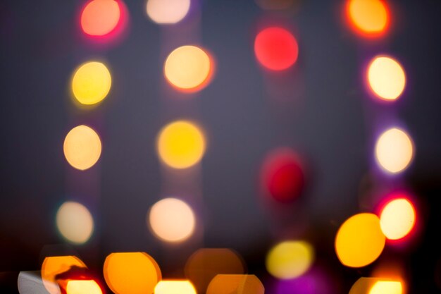 Luces de colores bokeh Defocused.