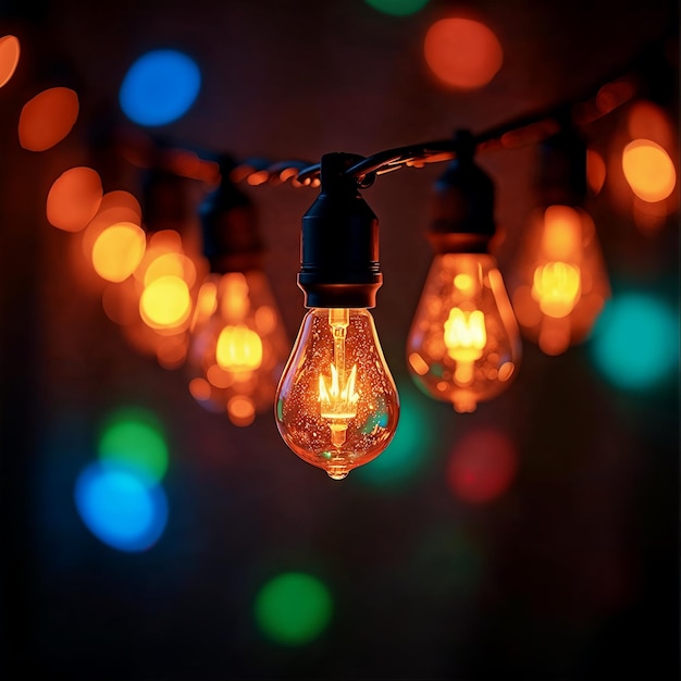 Luces de cuerda brillantes