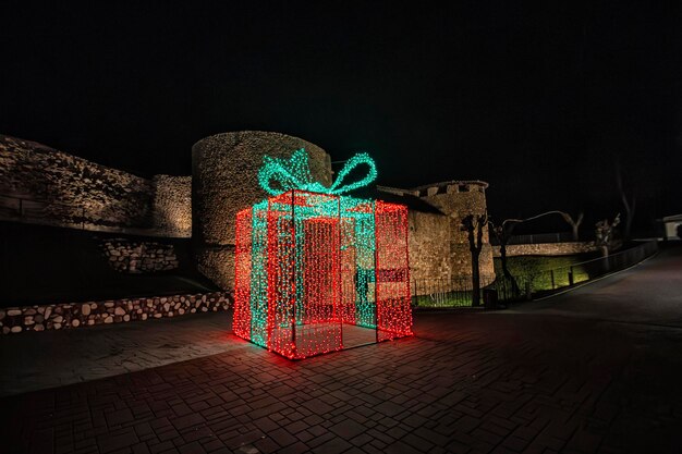 Foto luces de navidad em almanza