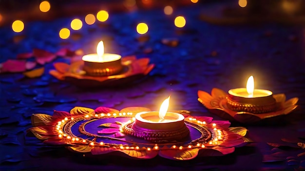 Las luces de Diwali de Diwali Feliz imagen de Diwali