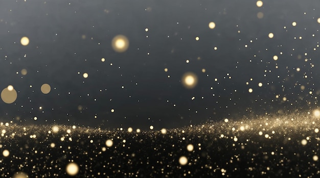 Las luces doradas de Bokeh