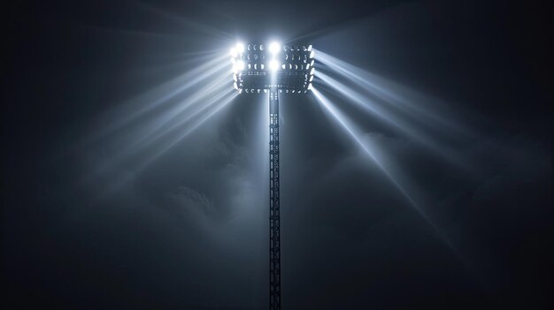 Foto luces del estadio ia generativa