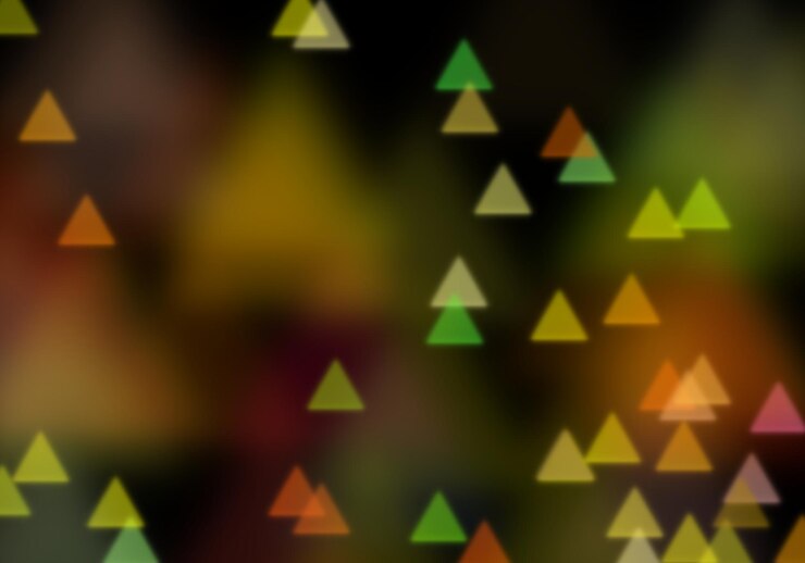 Foto luces de fondo de estilo bokeh borrosas