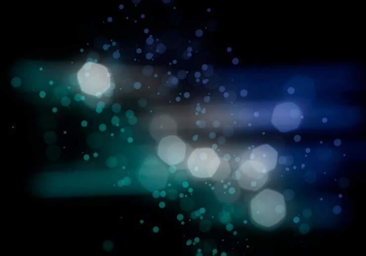 Foto luces de fondo de estilo bokeh borrosas