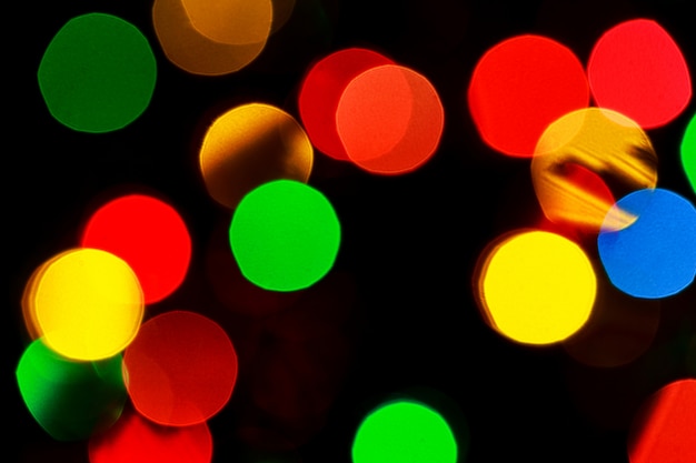 Luces de fondo de Navidad Bokeh