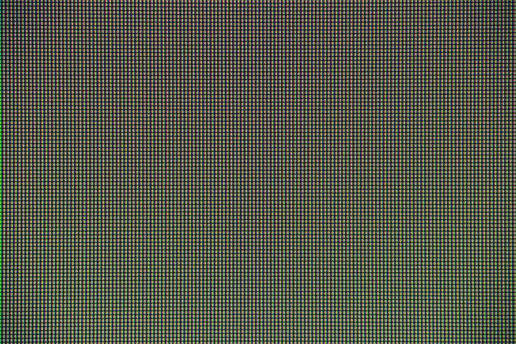 Luces LED del panel de la pantalla del monitor de la computadora para el diseño gráfico.