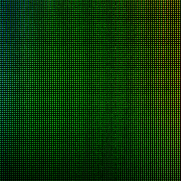 Luces LED del panel de visualización de la pantalla del monitor de la computadora LED.