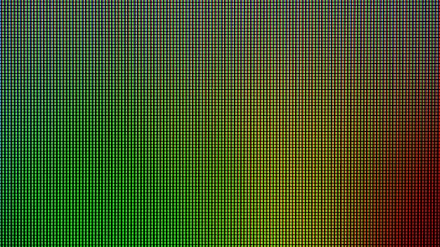 Luces LED de la pantalla del monitor LED de la computadora.