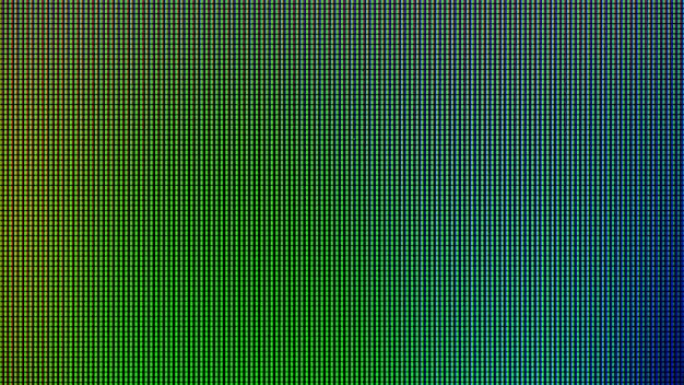 Foto luces led de la pantalla del monitor led de la computadora.