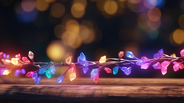 Las luces de Navidad HD 8K papel tapiz Imagen fotográfica de stock