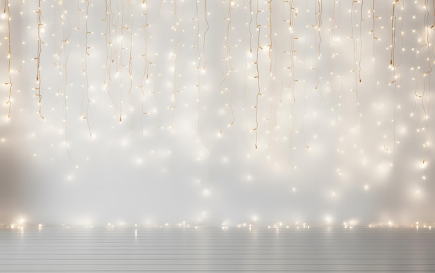 Luces navideñas elementos de diseño aislados luces brillantes para el fondo del escenario de Navidad neón led frío