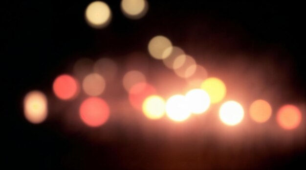 Luces nocturnas de Bokeh