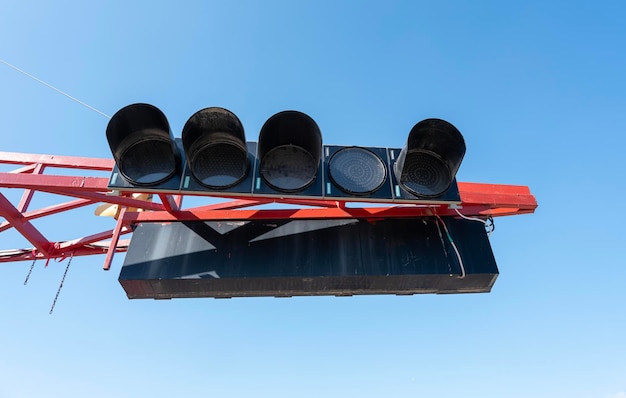 Luces de pista de carreras de automovilismo