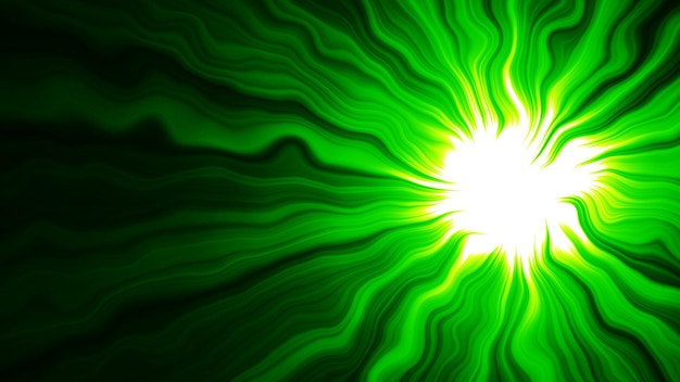 Luces verdes brillantes, deslumbrantemente brillantes, increíbles y lujosas, pantalla ancha, resolución 4K.