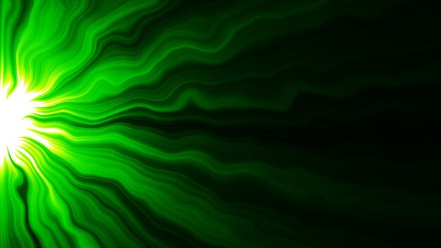 Luces verdes brillantes, deslumbrantemente brillantes, increíbles y lujosas, pantalla ancha, resolución 4K.